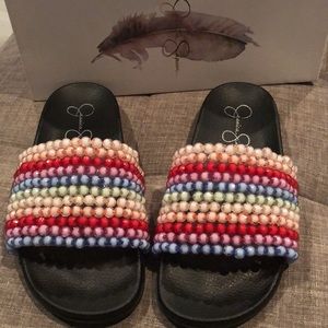 Beaded Rainbow Pool Slides